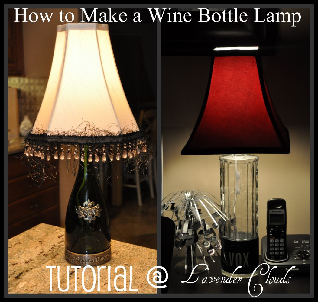Best ideas about Wine Bottle Lamp DIY
. Save or Pin Lavender Clouds How to Make a Wine Bottle Lamp Tutorial Now.