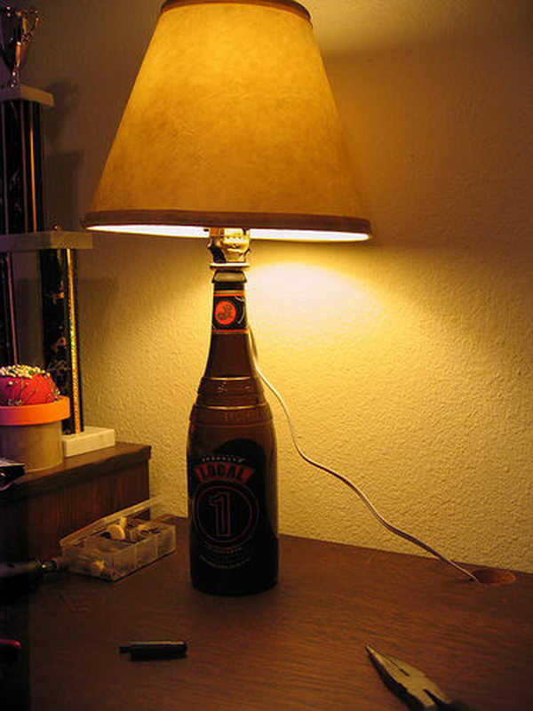 Best ideas about Wine Bottle Lamp DIY
. Save or Pin 80 Homemade Wine Bottle Crafts Hative Now.