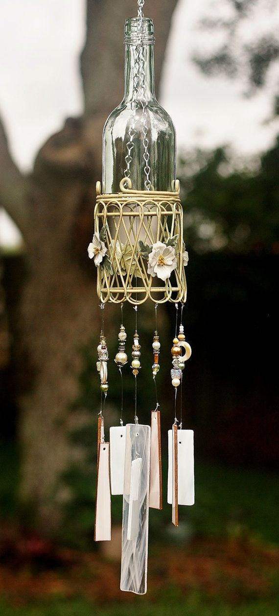 Best ideas about Wine Bottle Wind Chimes DIY
. Save or Pin Wine Bottle Wind Chime Blossom is made from Clear by Now.