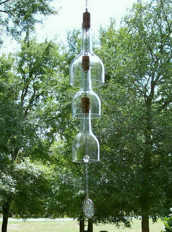 Best ideas about Wine Bottle Wind Chimes DIY
. Save or Pin 80 Homemade Wine Bottle Crafts Hative Now.