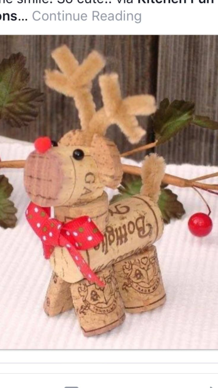 Best ideas about Wine Cork Craft Ideas
. Save or Pin DIY reindeer cork ornament Reindeer Now.