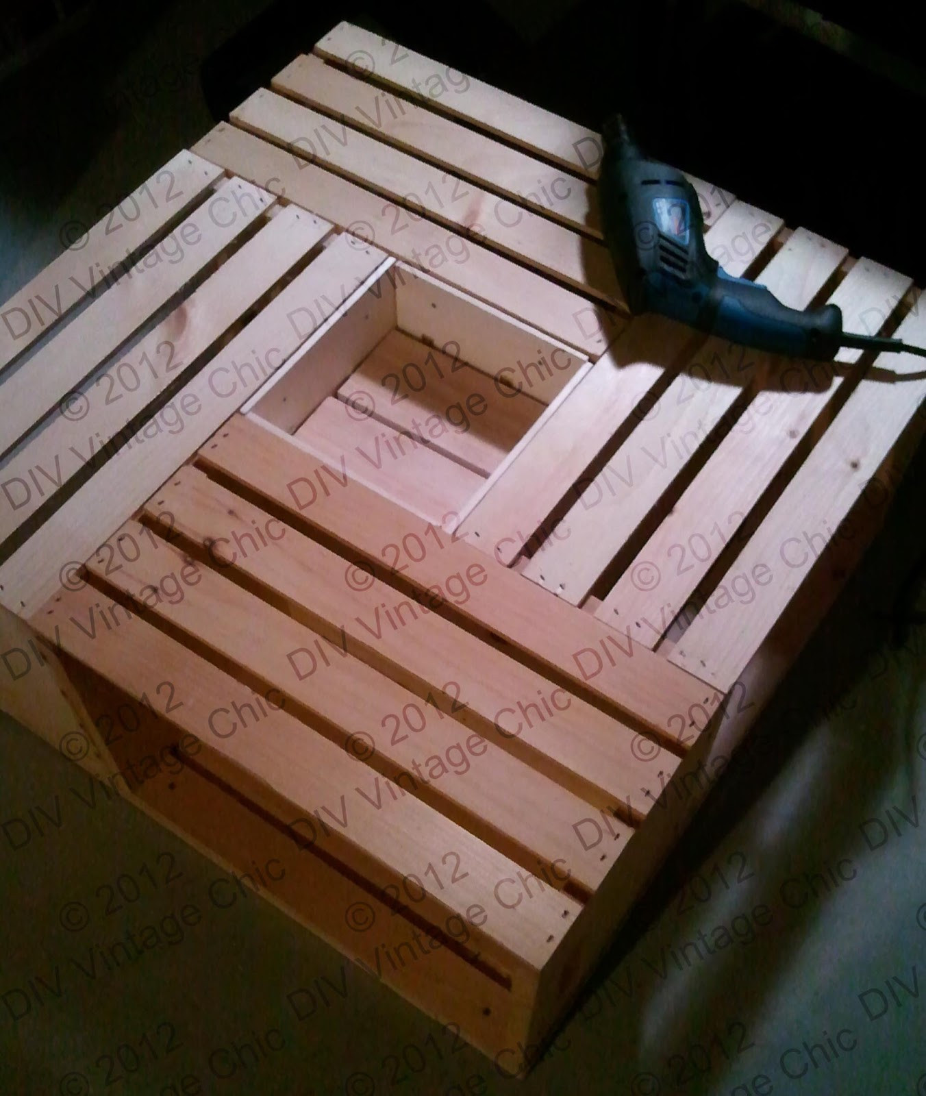 Best ideas about Wine Crate Coffee Table DIY
. Save or Pin DIY Vintage Chic Vintage Wine Crate Coffee Table Now.