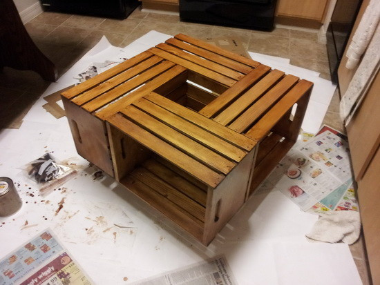 Best ideas about Wine Crate Coffee Table DIY
. Save or Pin How To Make A Coffee Table Out Old Wine Crates Easy DIY Now.