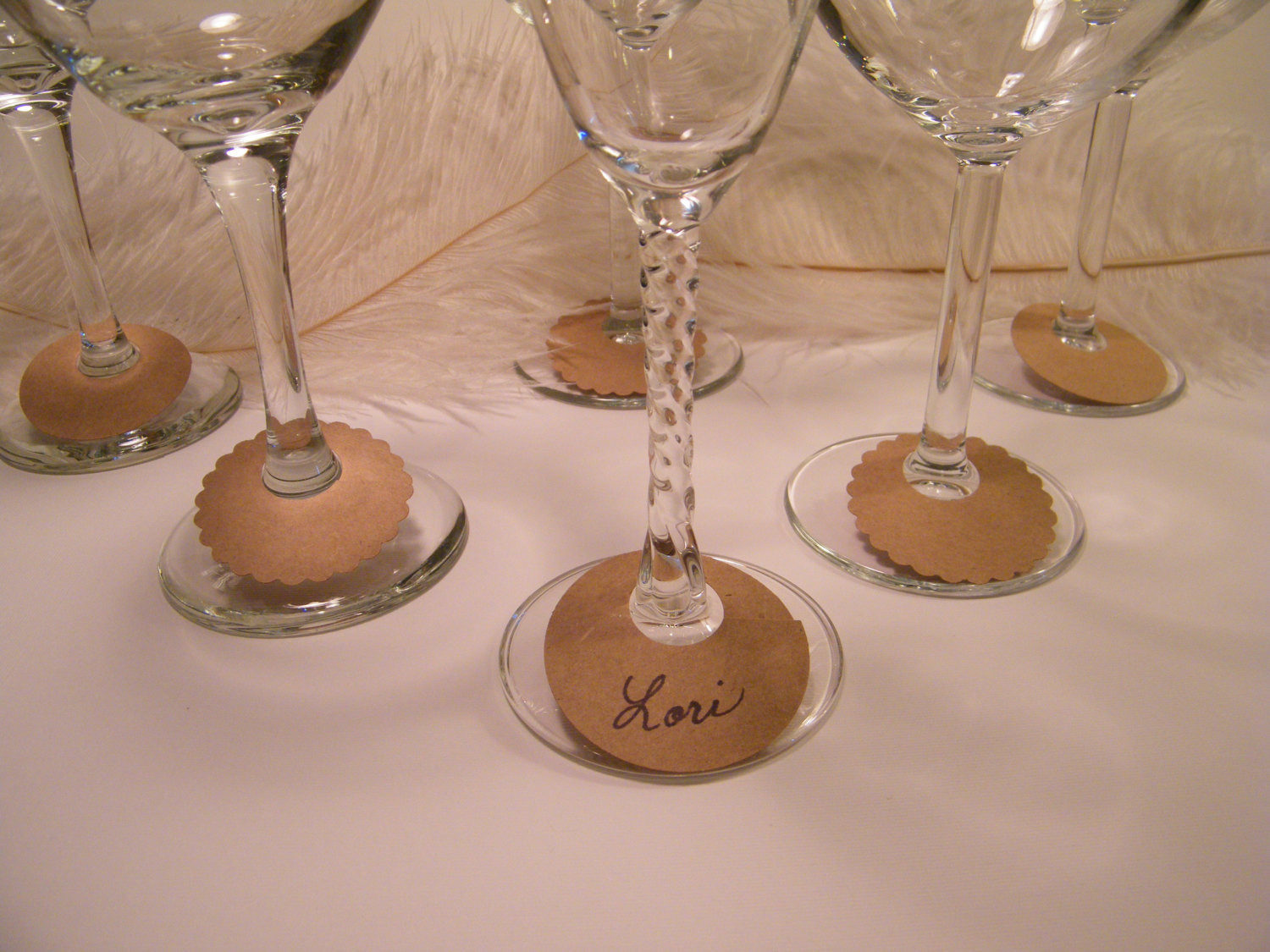 Best ideas about Wine Glass Charms DIY
. Save or Pin Wine Glass Charms DIY Wine Glass Labels Eco Friendly Kraft Now.