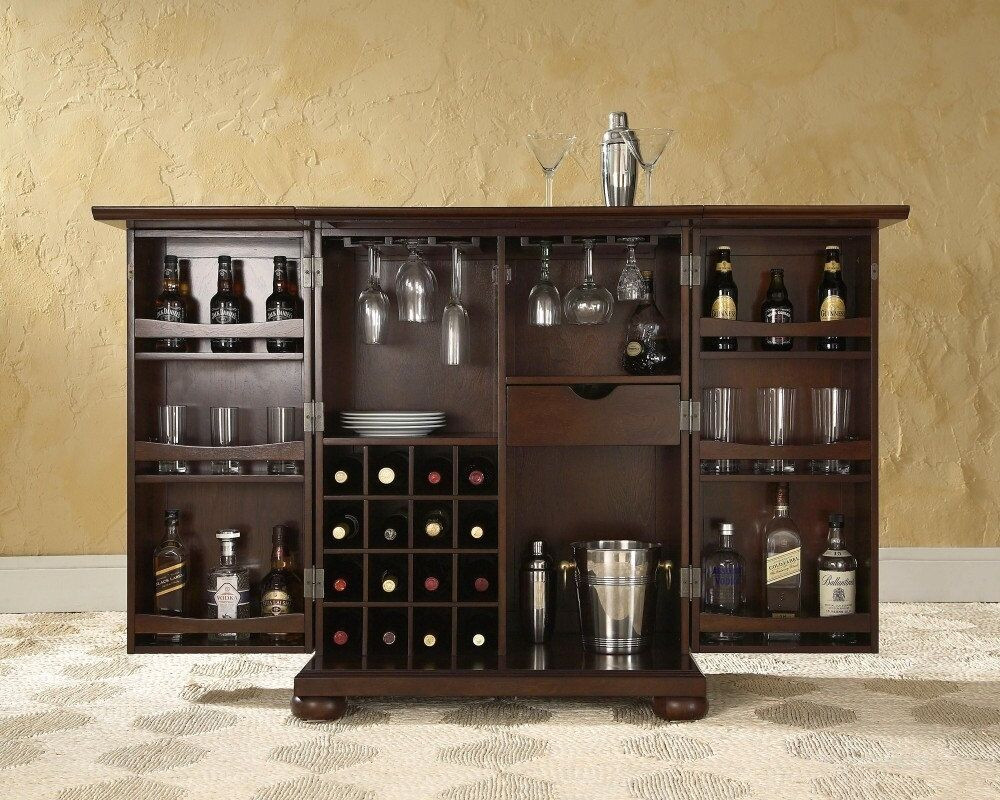 Best ideas about Wine Rack Cabinet
. Save or Pin Portable Home Bar Wine Rack Cabinet Expandable Pub Now.