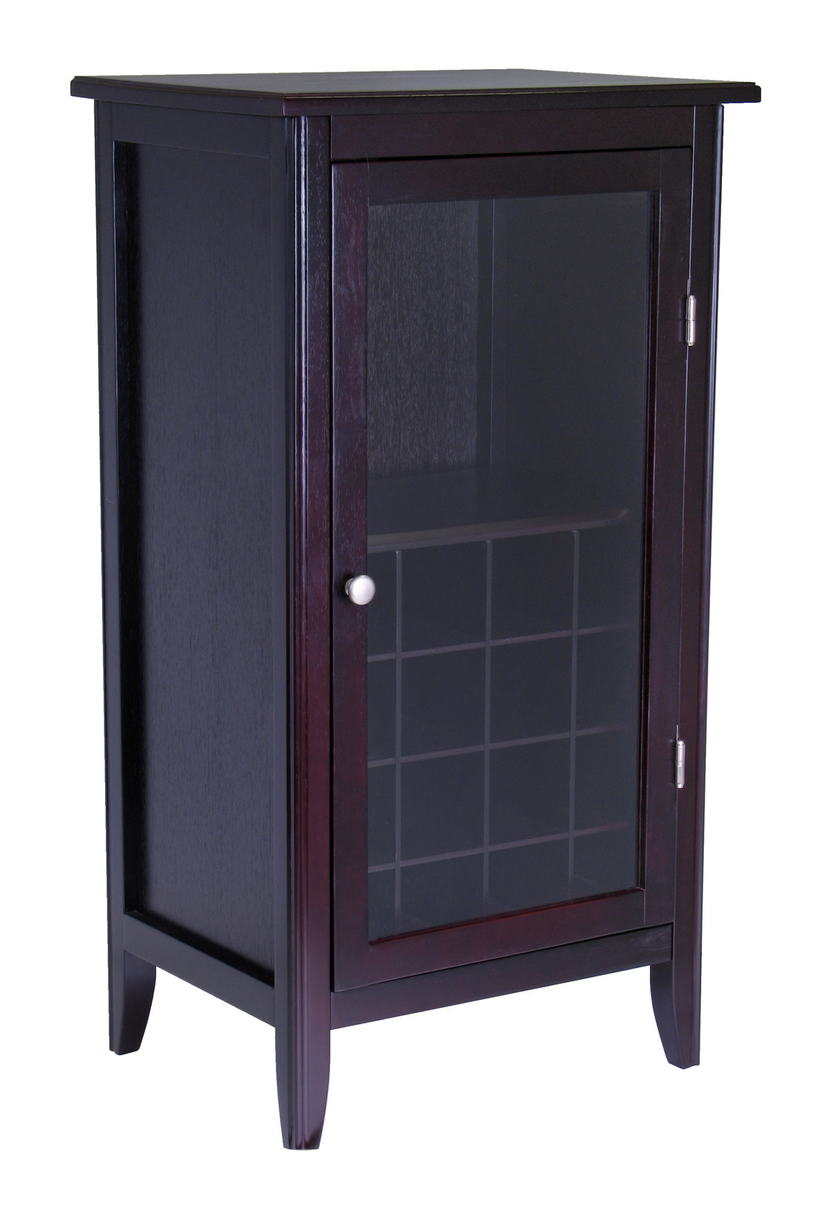 Best ideas about Wine Rack Cabinet
. Save or Pin WINSOME RYAN WINE CABINET 16 BOTTLE ONE DOOR GLASS RACK Now.