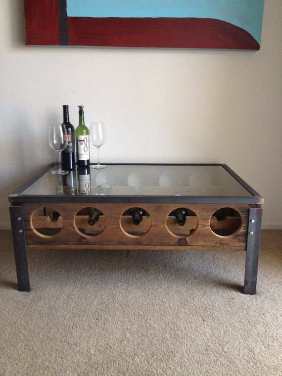 Best ideas about Wine Rack Coffee Table
. Save or Pin Wine rack coffee table by MichaelGrahamDesigns on Etsy Now.