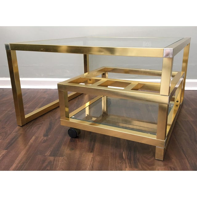 Best ideas about Wine Rack Coffee Table
. Save or Pin Cubist Brass Swivel Coffee Table with Wine Rack After Milo Now.