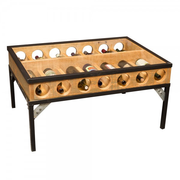 Best ideas about Wine Rack Coffee Table
. Save or Pin Glass Top Coffee Table Wine Rack Napa East Wine Country Now.
