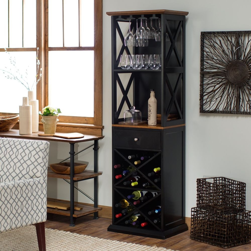 Best ideas about Wine Rack Furniture
. Save or Pin Bar Cabinet Wine Rack Bottle Storage Rustic Tall Kitchen Now.