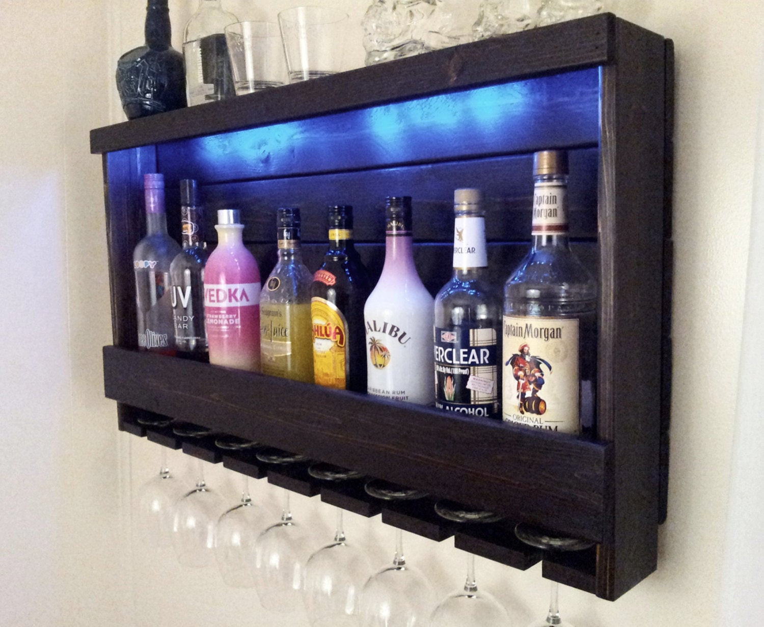Best ideas about Wine Rack Liquor Cabinet
. Save or Pin Wine Rack Rustic Liquor Cabinet with Optional Red by Now.