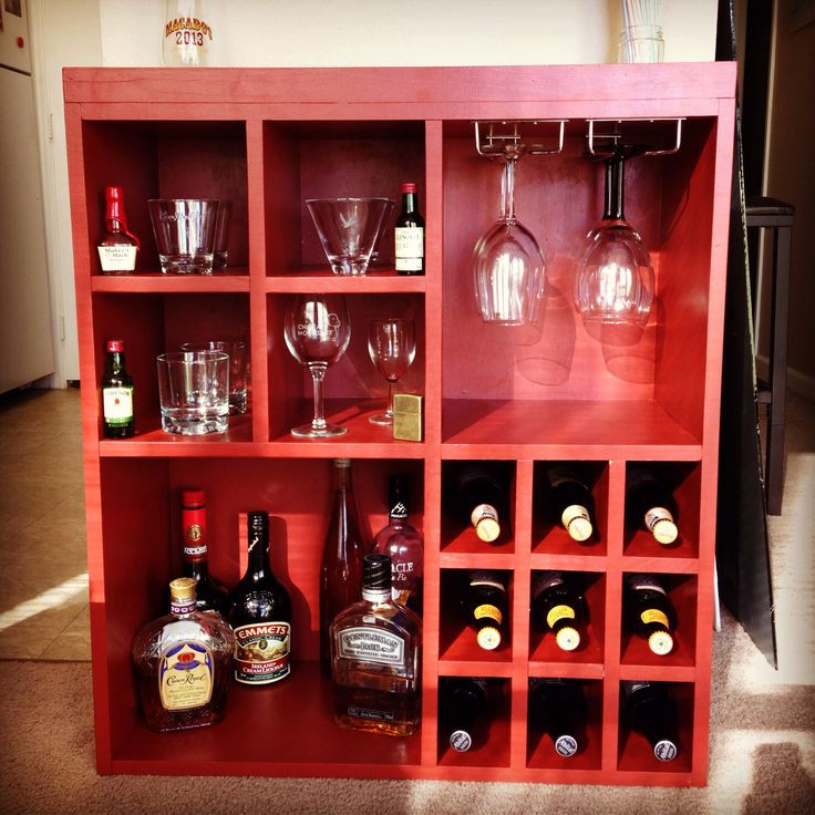 Best ideas about Wine Rack Liquor Cabinet
. Save or Pin DIY Liquor and wine cabinet with wine glass rack Now.