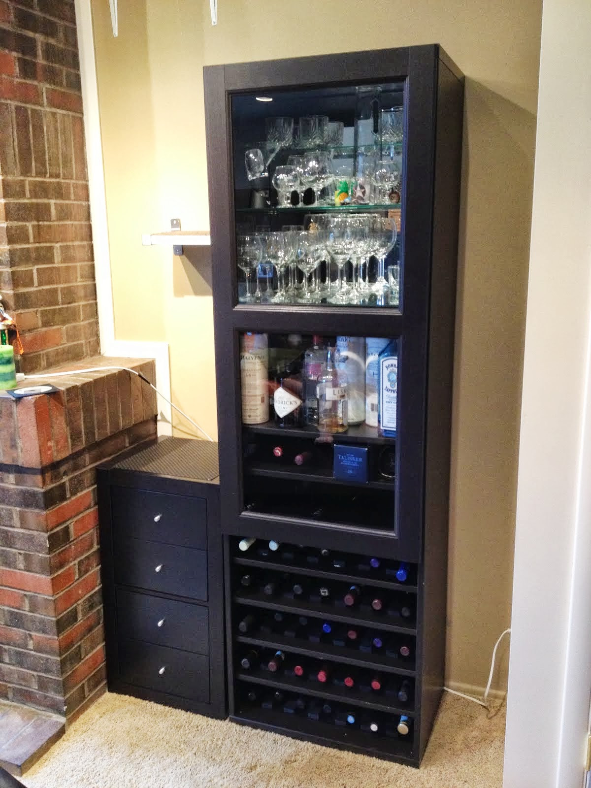 Best ideas about Wine Rack Liquor Cabinet
. Save or Pin J N Taylor and Co Besta Wine Rack and Liquor Cabinet By Now.