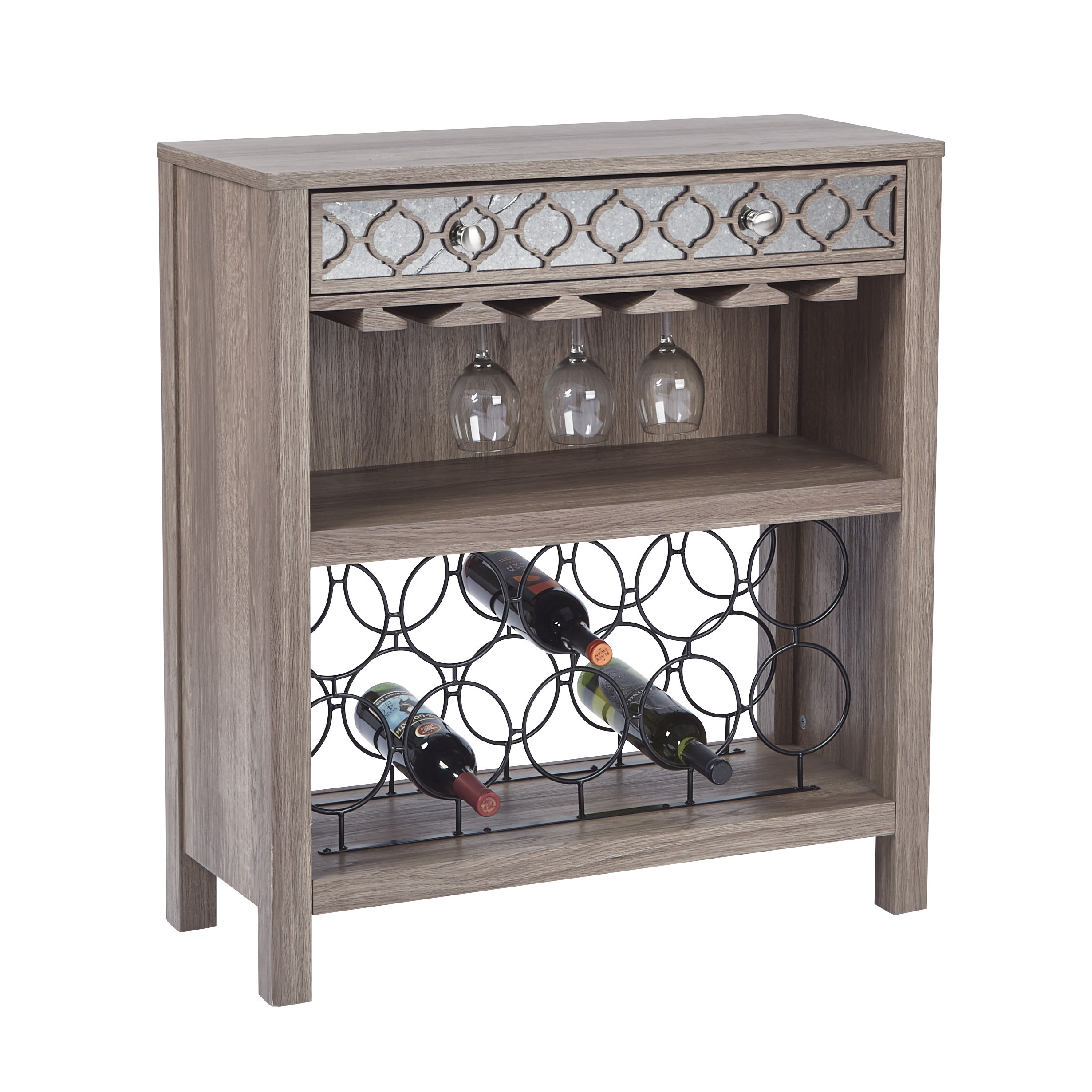 Best ideas about Wine Rack Table
. Save or Pin OSP Designs Helena Console Table with Mirror Floor Wine Now.