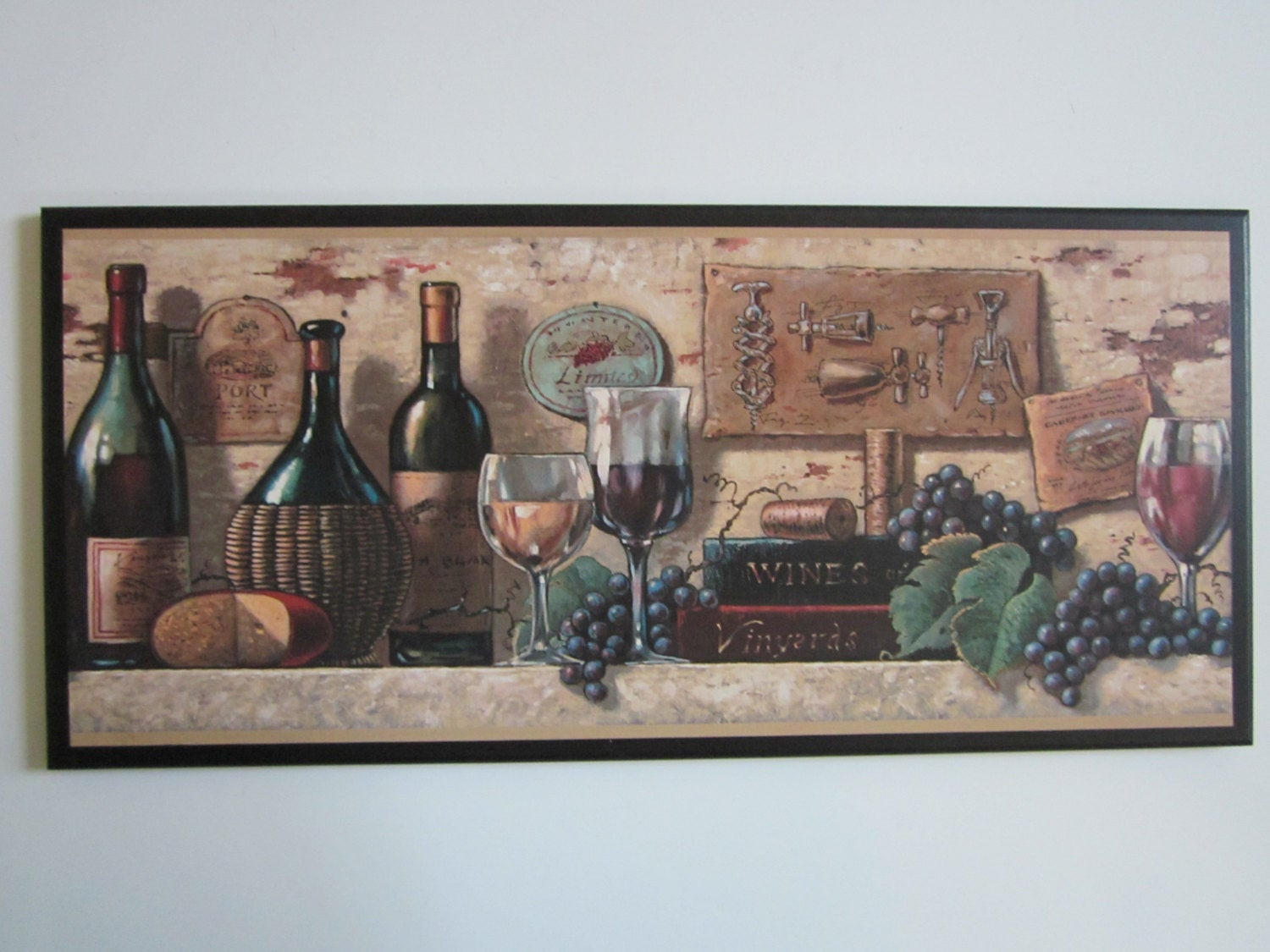 Best ideas about Wine Wall Art
. Save or Pin Wine Kitchen Wall Decor Plaque Tuscany Italian French Bistro Now.