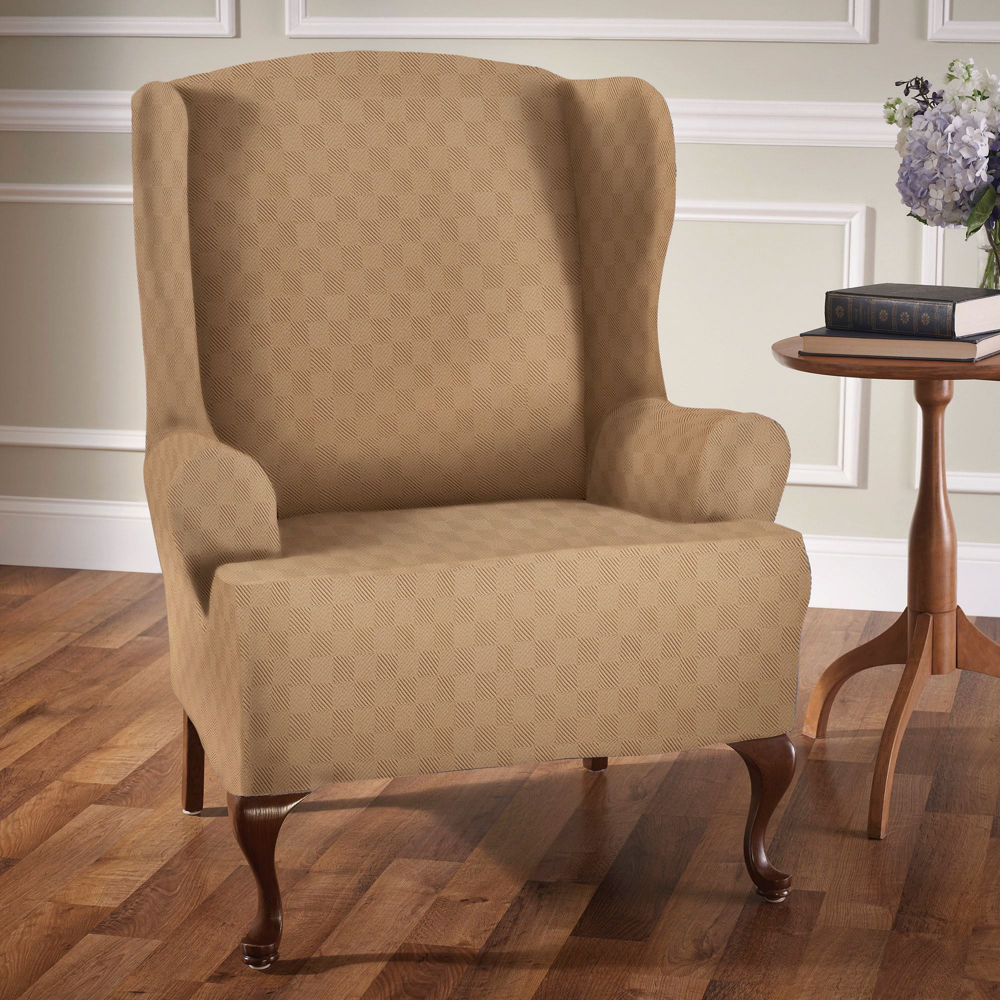 Best ideas about Wing Chair Slipcover
. Save or Pin Newport Stretch Wing Chair Slipcovers Now.