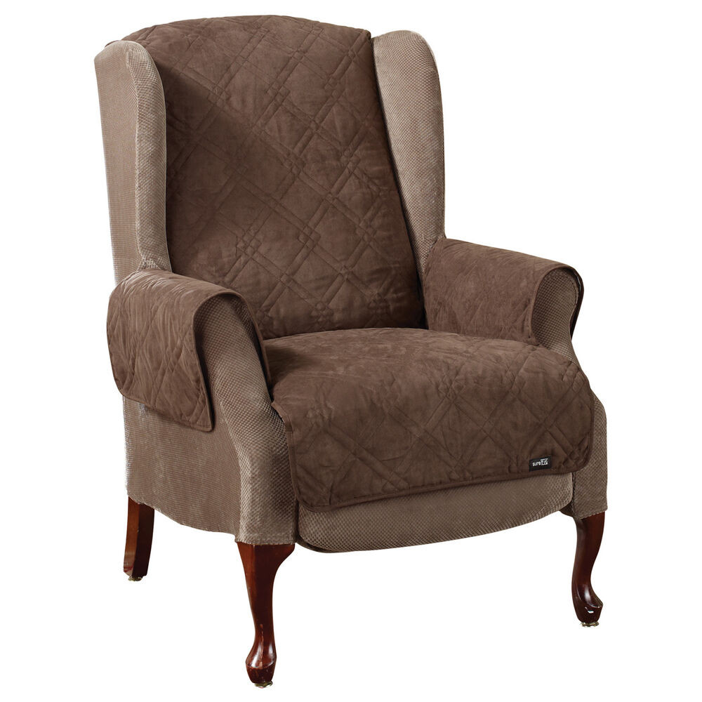 Best ideas about Wing Chair Slipcover
. Save or Pin Sure Fit Soft Suede Pet Cover Wing Chair Recliner Now.