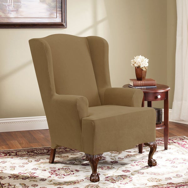 Best ideas about Wingback Chair Slipcovers
. Save or Pin Sure Fit Stretch Pearson Wingback Chair Slipcover Free Now.
