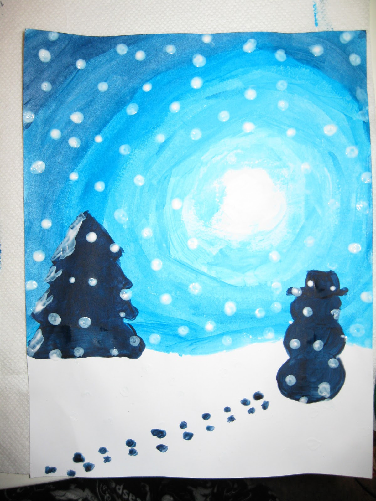 Best ideas about Winter Art Projects For Kids
. Save or Pin Terri s Teaching Treasures Winter Wonderland Art Now.