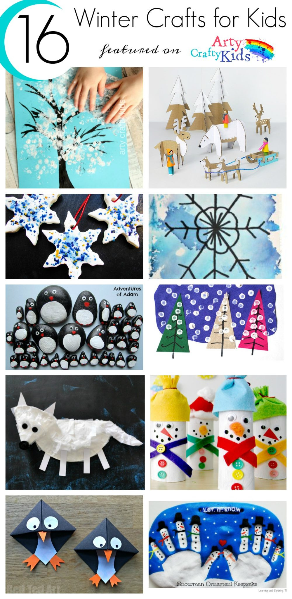 Best ideas about Winter Arts And Crafts For Kids
. Save or Pin 16 Easy Winter Crafts for Kids Arty Crafty Kids Now.