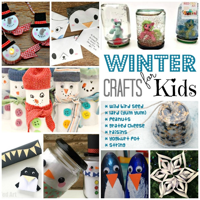 Best ideas about Winter Craft Ideas For Kids
. Save or Pin Easy Winter Crafts for Kids Red Ted Art s Blog Now.