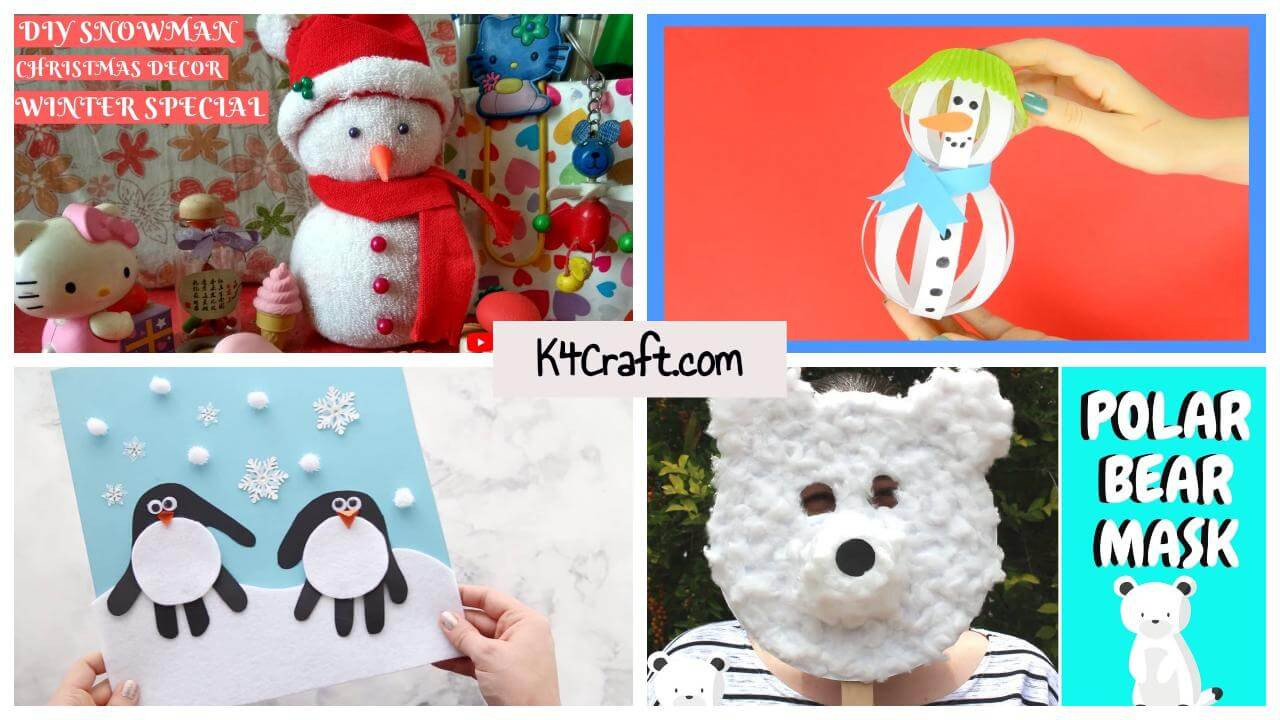 Best ideas about Winter-Crafts-For-Kids At Home
. Save or Pin DIY Winter Crafts For Kids To Make at Home 1 K4 Craft Now.