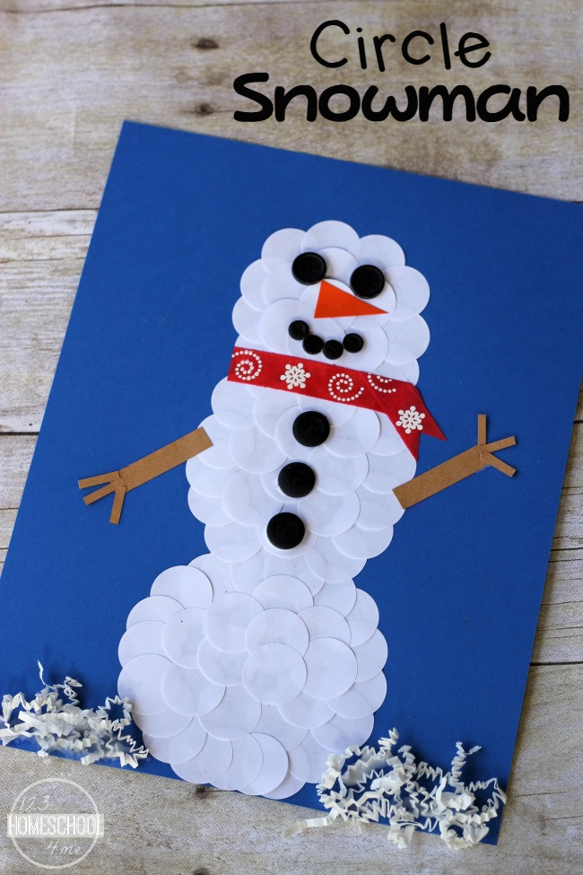 Best ideas about Winter Crafts Ideas For Toddlers
. Save or Pin Circle Snowman Winter Craft Now.