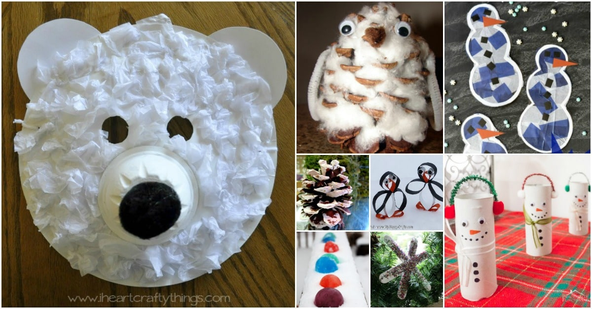 Best ideas about Winter Projects For Kids
. Save or Pin 30 Fun Winter Crafts To Keep Your Kids Busy Indoors When Now.