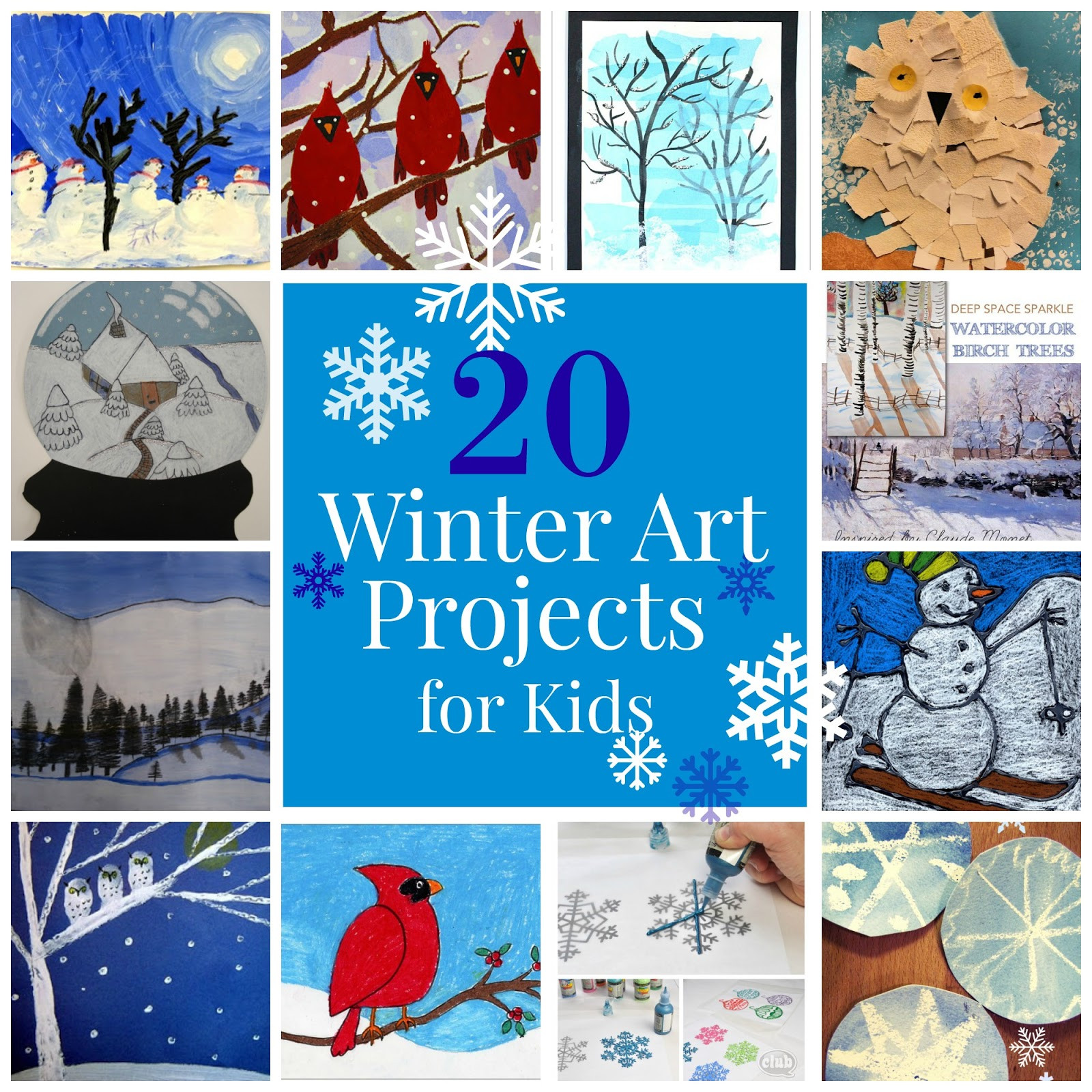 Best ideas about Winter Projects For Kids
. Save or Pin The Unlikely Homeschool 20 Winter Art Projects for Kids Now.