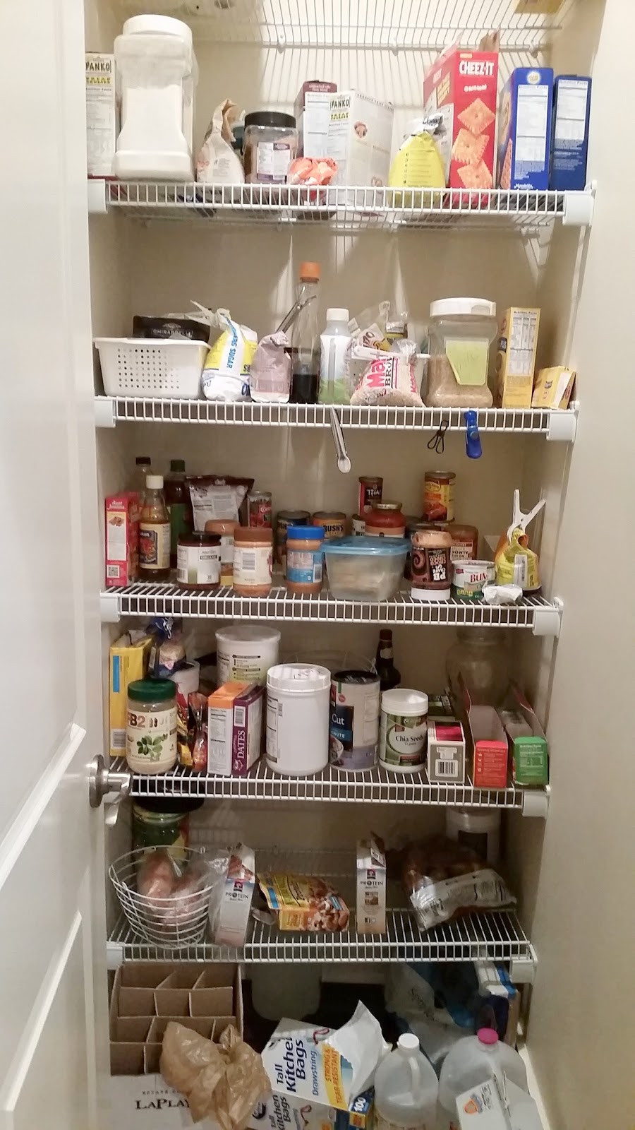 Best ideas about Wire Pantry Shelving
. Save or Pin Kitchen Pantry Makeover Replace wire shelves with wrap Now.