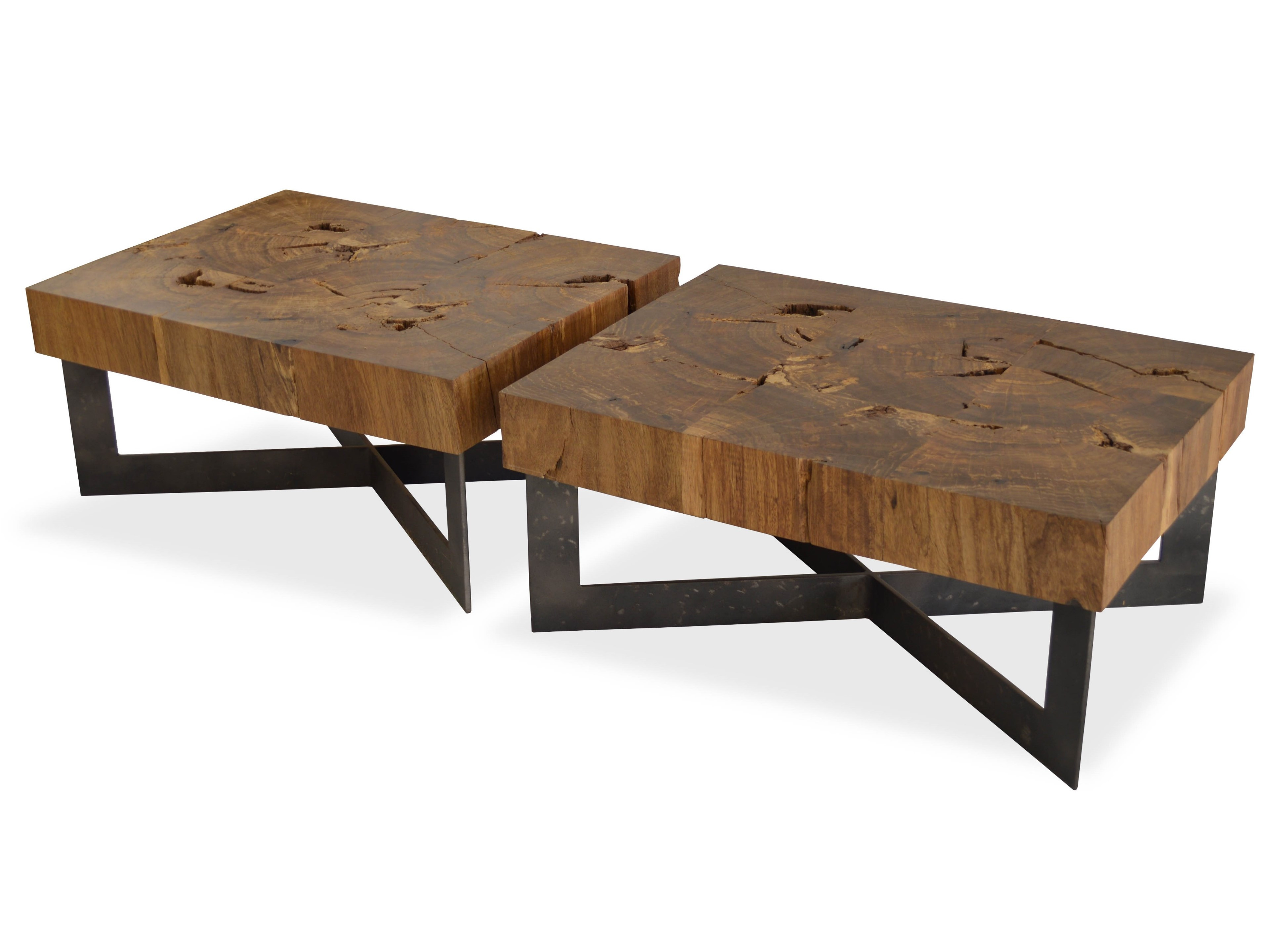 Best ideas about Wood And Metal Coffee Table
. Save or Pin Reclaimed Wood Mosaic Coffee Table Metal Base Now.