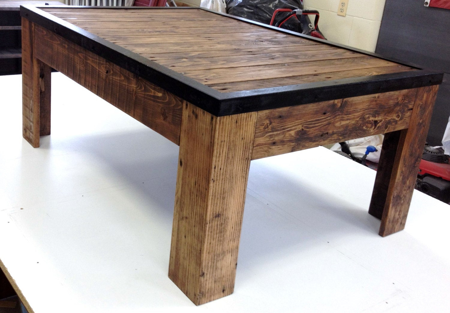 Best ideas about Wood And Metal Coffee Table
. Save or Pin Rustic Reclaimed Wood and Metal Coffee Table by Now.