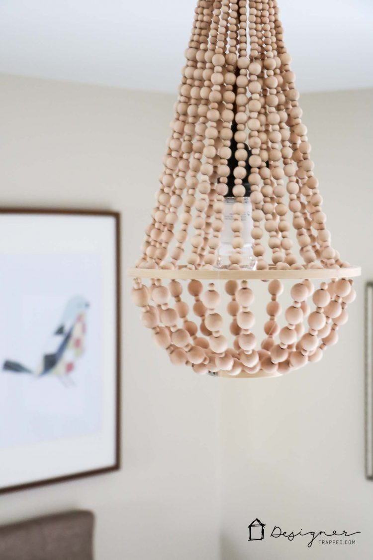 Best ideas about Wood Bead Chandelier DIY
. Save or Pin DIY Chandelier From Wood Beads Now.