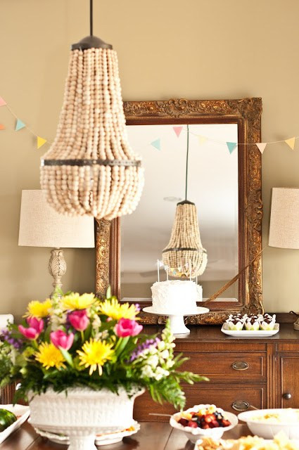 Best ideas about Wood Bead Chandelier DIY
. Save or Pin Upcycle a Plain Chandelier into a Beaded Showpiece Now.