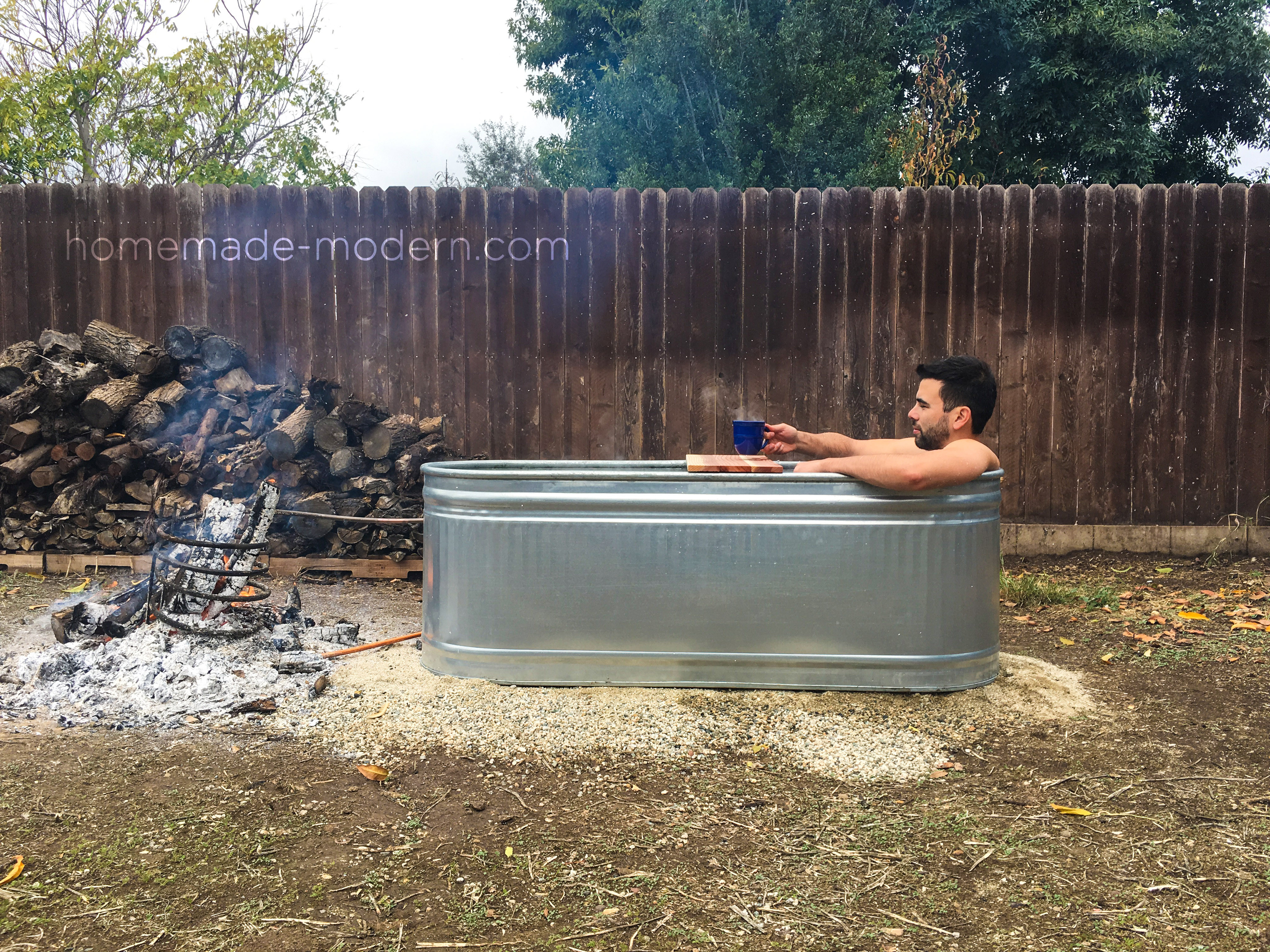 Best ideas about Wood Burner Hot Tub DIY
. Save or Pin HomeMade Modern EP112 DIY Wood Fired Hot Tub Now.