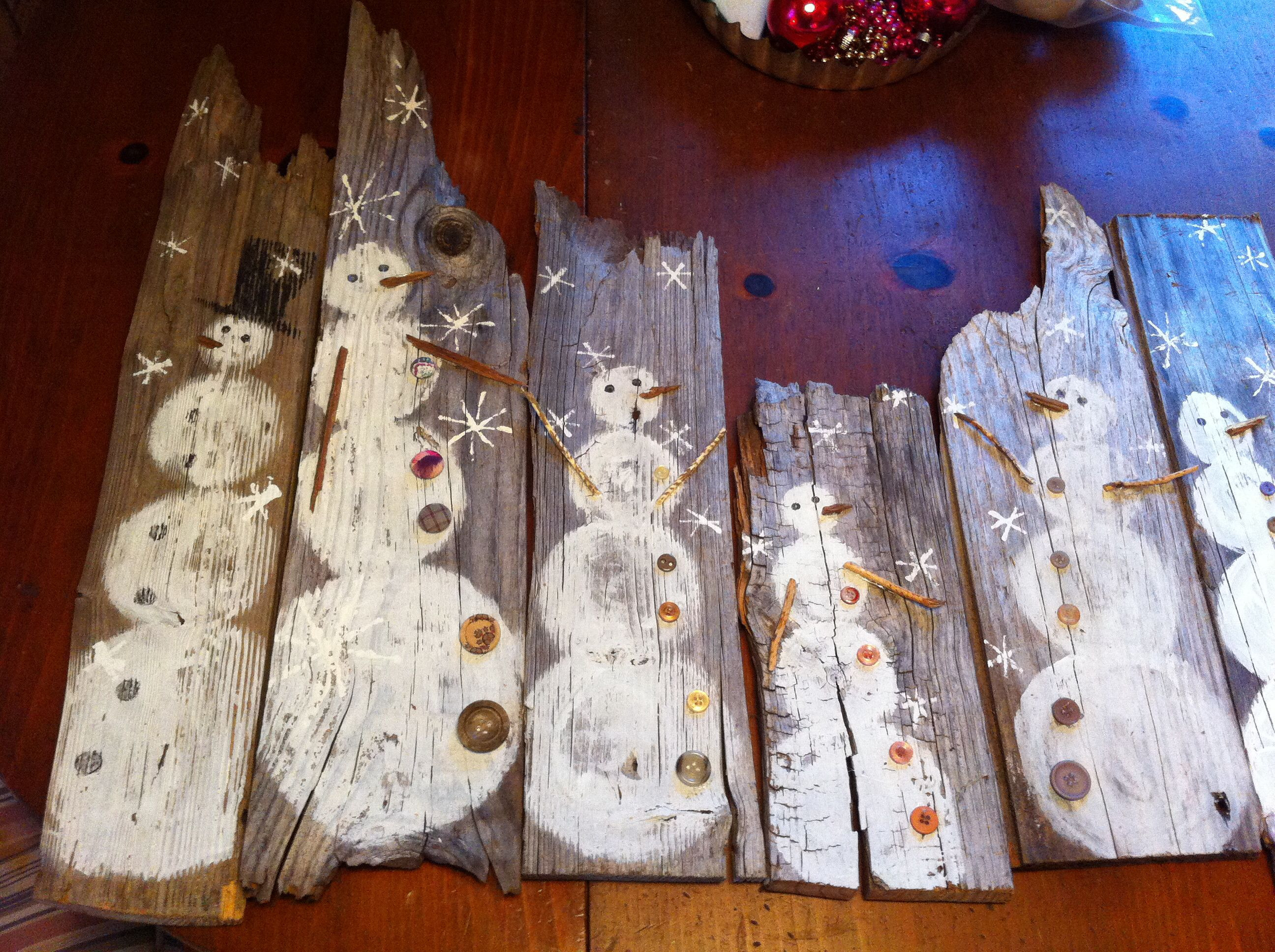 Best ideas about Wood Craft Painting Ideas
. Save or Pin Hand painted barn wood snowmen look for these soon on our Now.