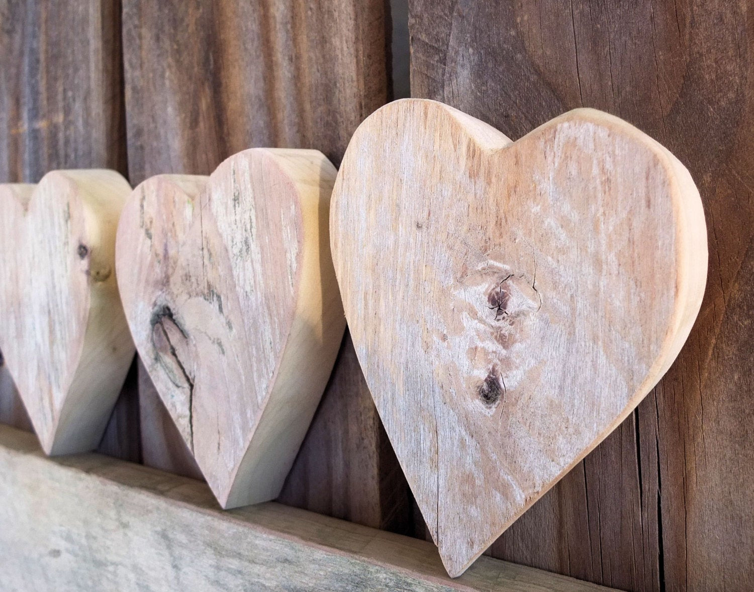 Best ideas about Wood Crafts DIY
. Save or Pin Wooden Hearts DIY Wood Crafts Reclaimed Barn by Now.