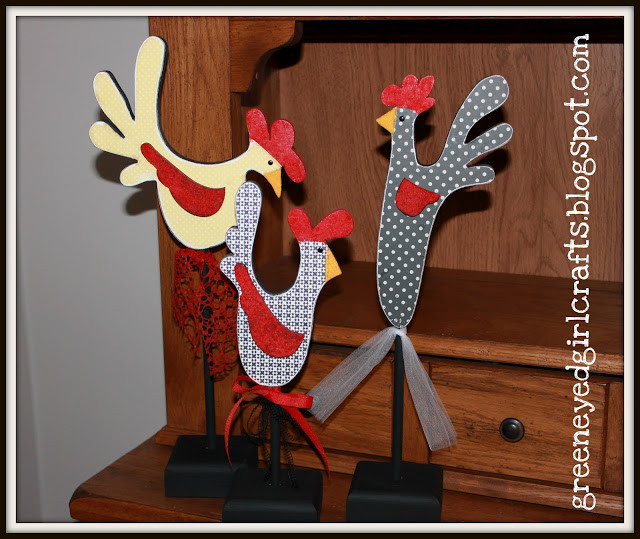 Best ideas about Wood Crafts Paint
. Save or Pin Green Eyed Girl Crafts Wood Roosters Now.