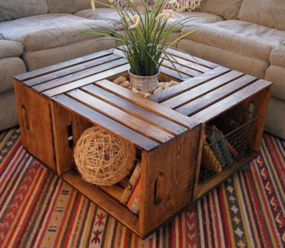 Best ideas about Wood Crate Coffee Table
. Save or Pin Crate Coffee Table Now.