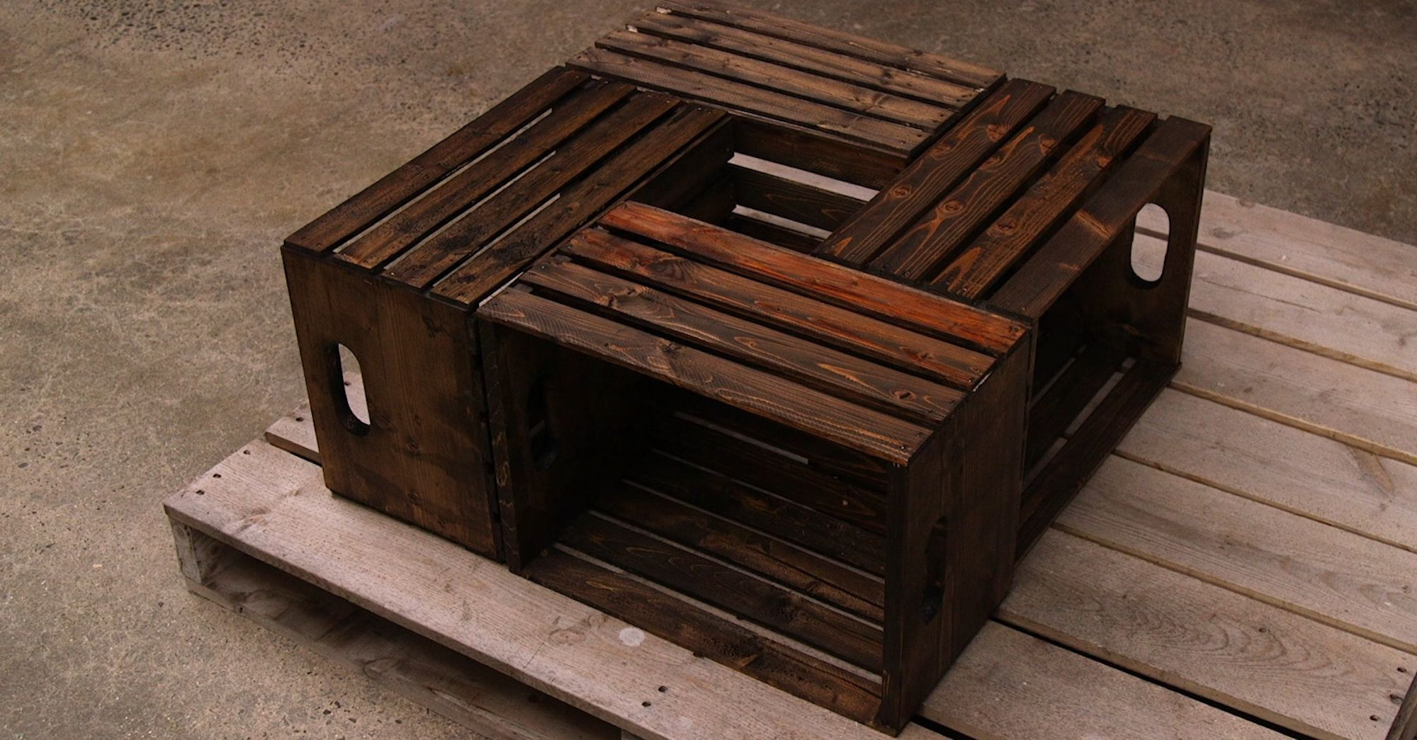 Best ideas about Wood Crate Coffee Table
. Save or Pin DIY Wooden Crate Coffee Table Now.