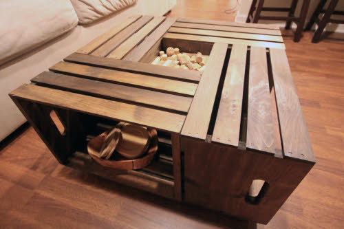 Best ideas about Wood Crate Coffee Table
. Save or Pin Turning Salvaged Wood into Home Décor Now.