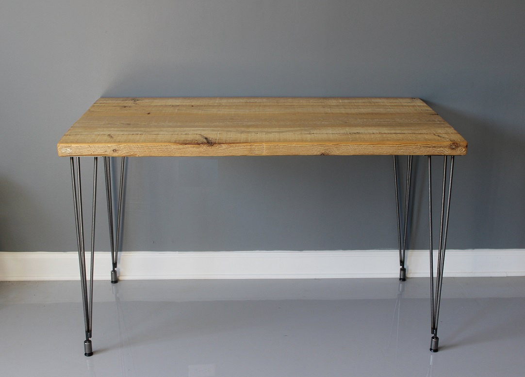 Best ideas about Wood Dining Table Legs
. Save or Pin Natural Wood Dining Table with Hairpin Legs Reclaimed by Now.