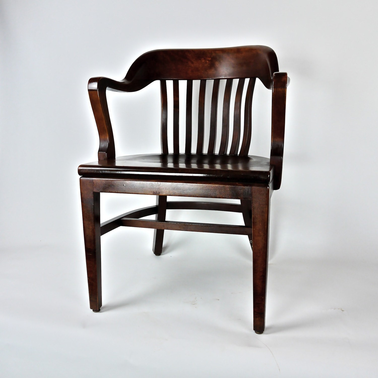 Best ideas about Wood Office Chair
. Save or Pin Antique Post War Wooden fice Library Chair Now.