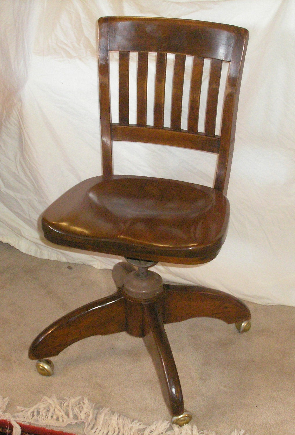 Best ideas about Wood Office Chair
. Save or Pin RESERVED FOR Franklin Daniel Vintage Wood fice Chair Now.