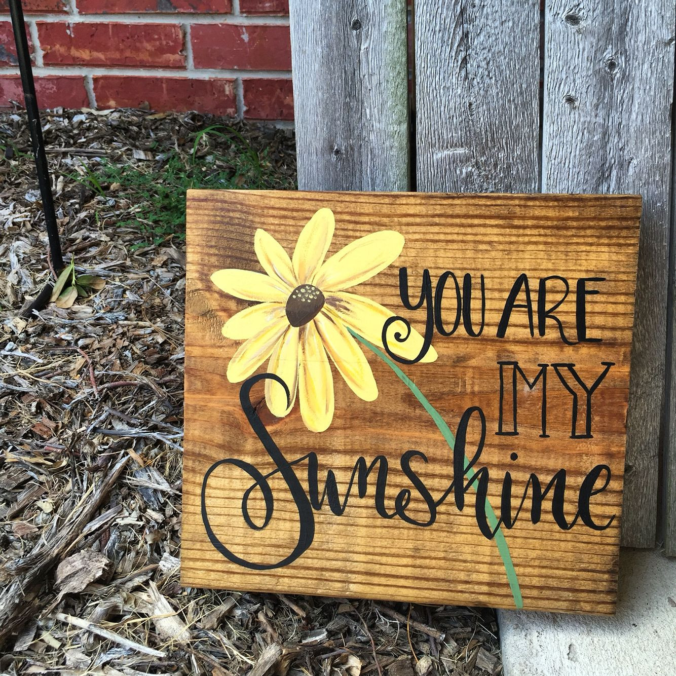 Best ideas about Wood Painting Ideas
. Save or Pin You are my Sunshine Hand painted wooden sign by Wood You B Now.