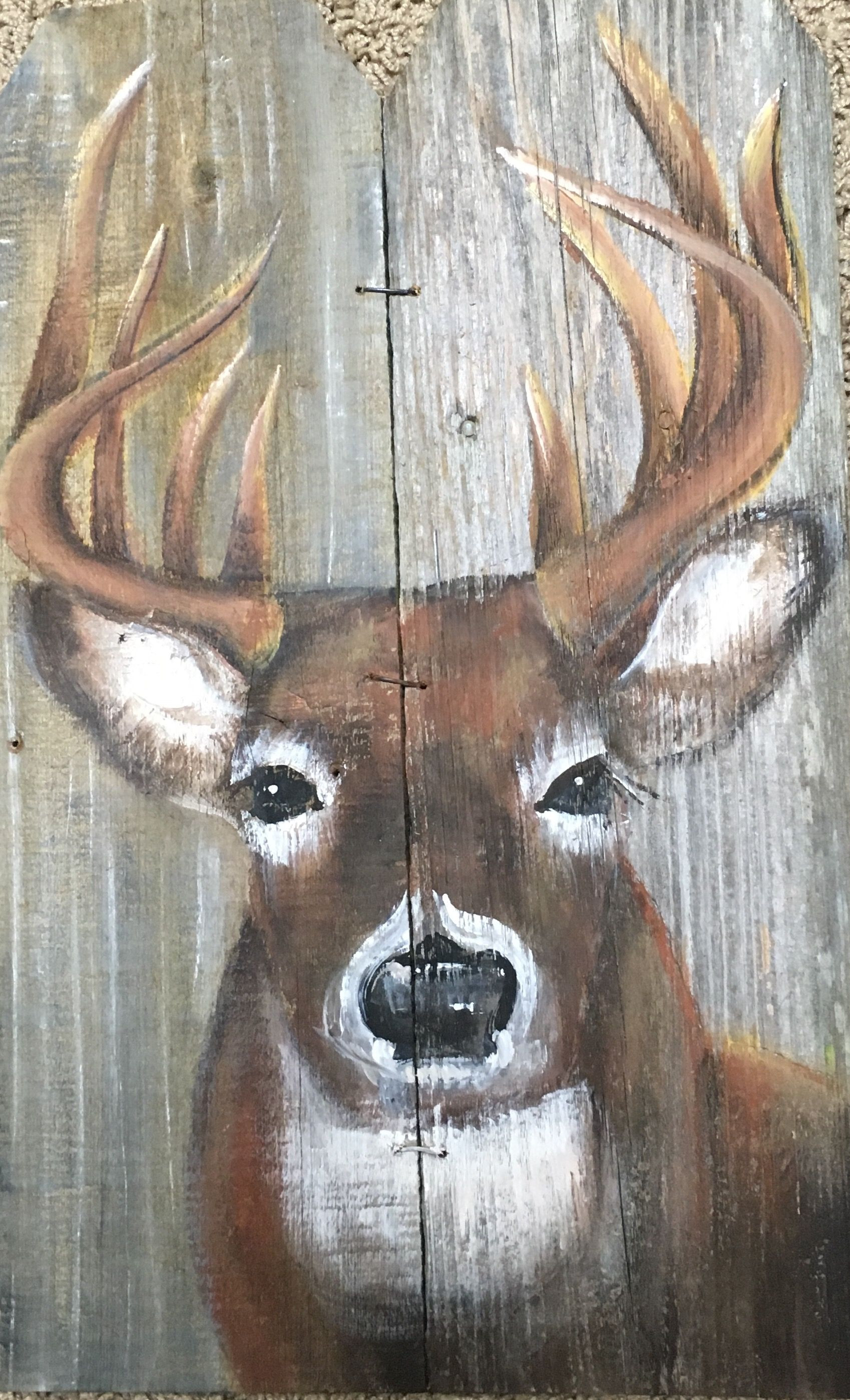Best ideas about Wood Painting Ideas
. Save or Pin Deer painted on barn wood Tole painting Now.