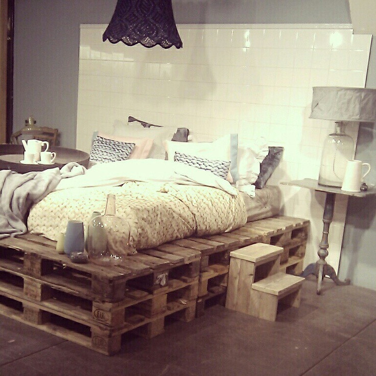 Best ideas about Wood Pallet Bed Frame DIY
. Save or Pin 20 brilliant wooden pallet bed frame ideas for your house Now.