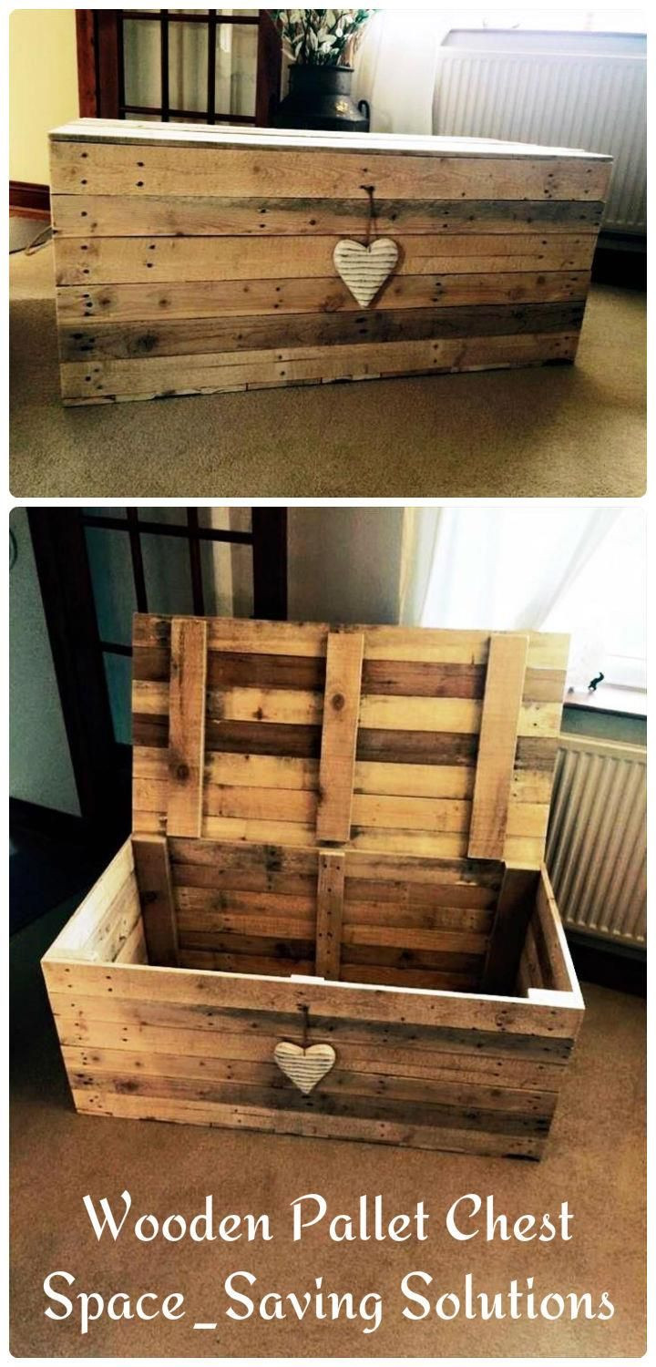 Best ideas about Wood Pallet DIY
. Save or Pin Wooden Pallet Chest – Space Saving Solutions Now.