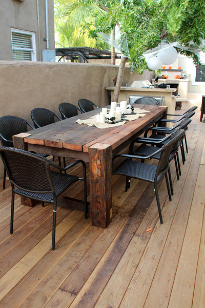 Best ideas about Wood Patio Table
. Save or Pin Beautiful wooden table Favorite Places & Spaces Now.