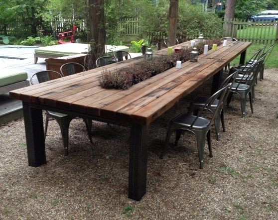 Best ideas about Wood Patio Table
. Save or Pin Reclaimed wood Outdoor furniture Now.